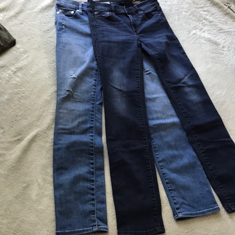 Lot of 2 Slim Straight Gap Jeans